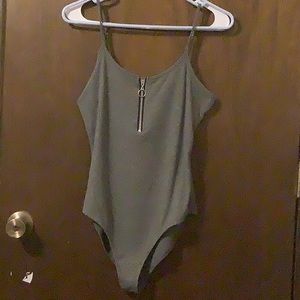 Forever 21 Gray Bodysuit